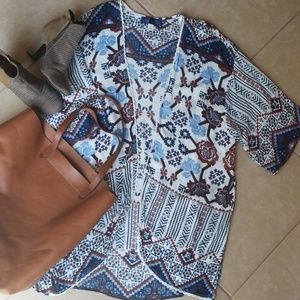 Francescas | Open front boho kimono | L